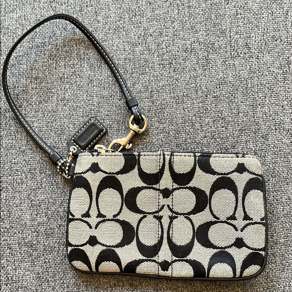 Coach Black and Cream Bags